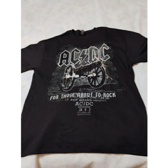 Vintage Liquid Blue Dragon AOP / AC DC T Shirt Sz L Test Print - Picture 2 of 9